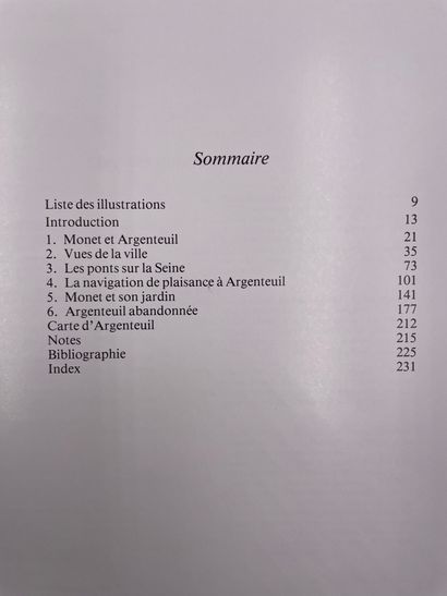 null «Monet à Argenteuil», Paul Hayes Tucker, Ed. Edition du Valhermeil, 1983

"DÉLIVRANCE...