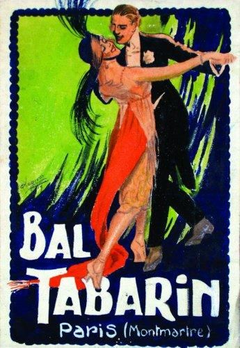 null Bal Tabarin 1919 Paris (Montmartre) - CLERICE Gouache originale / Original gouach...