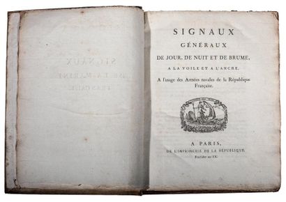 null Signaux généraux de jour, de nuit et de brume, à la voile et à l'encre, à l'usage...