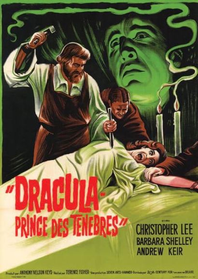 null DRACULA PRINCE DES TENEBRES Terence FISHER 1966 Française 120x160cm/47x63in....