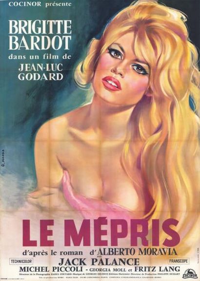 null MEPRIS (le) Jean -Luc GODARD 1963 Française 120x160cm/47x63in. Lalande ALLARD...