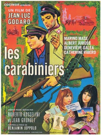 null CARABINIERS (les) Jean -Luc GODARD 1963 Française 120x160cm/47x63in. Saint -Martin...