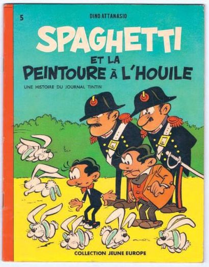 ATTANASIO «Spaghetti et la peinture à l'Houille». (Spaghetti 1). Lombard 1961, broché....