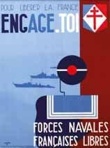 null Pour Libérer la France Engage-toi Forces Navales Françaises Libres 1943 LOUVAT...