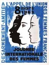 null Journée Internationale des Femmes 1963 - J.M. - Désarmement Amitié à l'appel...