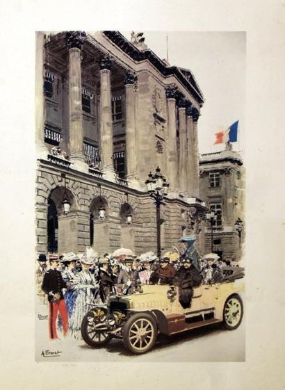 null Automobile Club de France BRENET ALBERT 160/200. 1 Affiche Non-Entoilée signée...