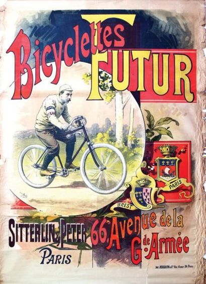null Bicyclettes Futur 1892 BAYLAC LUCIEN Sitterlin & Peter. Paris. Brest Paris....