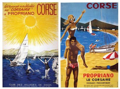 null A Propriano Corse LECUREUX G./ OTTOSKY Le Corsaire. Le Saint-Tropez Corse. Joie,...
