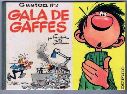 FRANQUIN «Gala de Gaffes». (Gaston n°2). Dupuis 1963. Album cartonné oblong, 22 x...