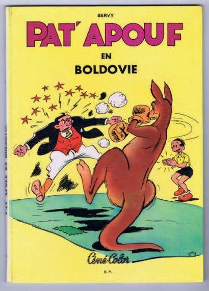 GERVY «Pat'Apouf en Boldovie». Bonne Presse Ciné-Color 1959. Album cartonné. Édition...