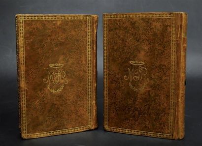 ROUSSEAU (Jean-Jacques) Émile, ou de l'éducation. Londres, 1781. 2 volumes in-8 (sur...
