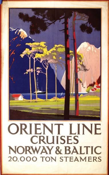 Norway & Baltic - Orient Line Crusies 1 Affiche...