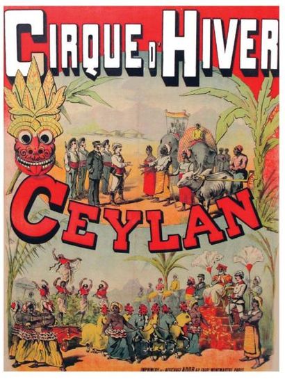 Cirque d'Hiver Ceylan / Ador Paris Aff. Entoilée....