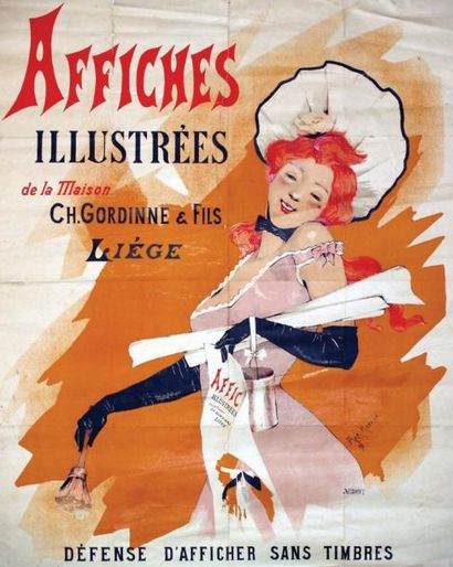 null Liège - Affiches Illustrées de la Maison Ch. Gordinne & Fils 1898 Liège HENRION...
