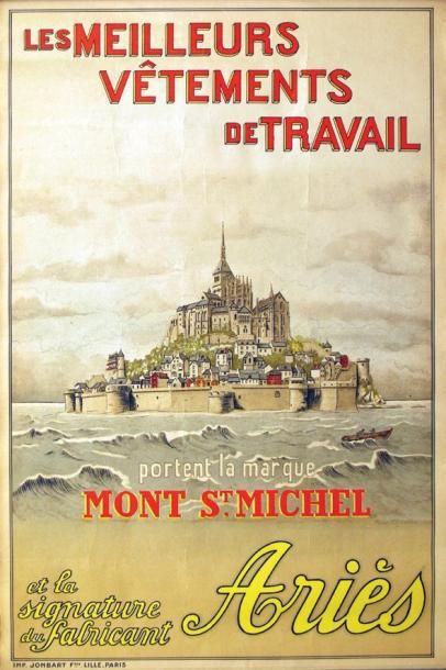 null Ariès 1935 / CHEVALIER PIERRE / Mt St Michel. Jombart Frères Lille - Paris Aff....