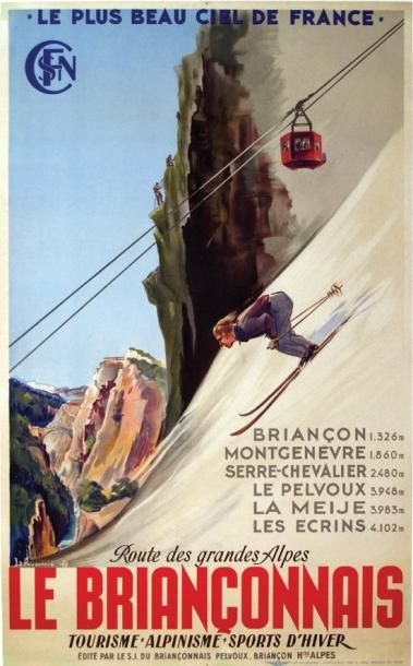 null Le Briançonnais / POISSONNIE J. R. / Route des Alpes. Briançon. Montgenêvre....