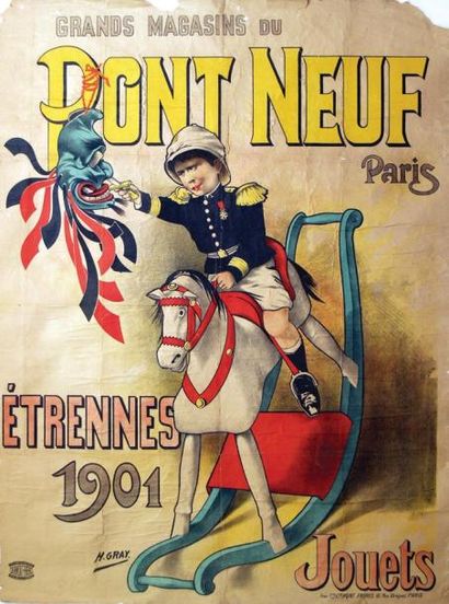 null Grands Magasins du Pont Neuf Paris / GRAY H. / Etrennes. 1901. Jouets. / Courmont...