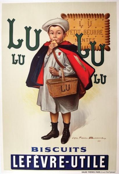 Lu - Biscuits Lefèvre-Utile 1897 Nantes (Loire...