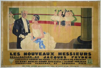 FEYDER Jacques NOUVEAUX MESSIEURS (les) 1928 Entoilage ancien, jaunissures. France...