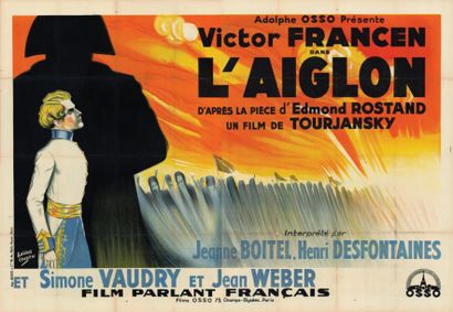 TOURJANSKY Victor AIGLON (l') 1931 Affiche pliée en très bon état. France 240x16...