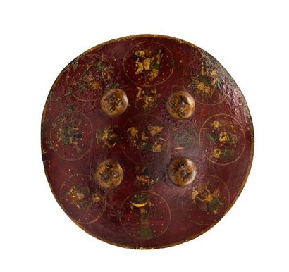 null Bouclier - Dhal Inde, XIXe siècle Diamètre: 34,5 cm An Indian shield - Dhal...
