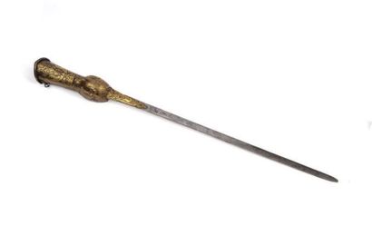 null Sabre mahratte - Pata Inde, circa 1800 Longueur: 133 cm An Indian gauntlet sword...