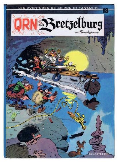 FRANQUIN «QRN sur Bretzelburg». Spirou n°18. Dupuis 1966. Edition originale. Très...