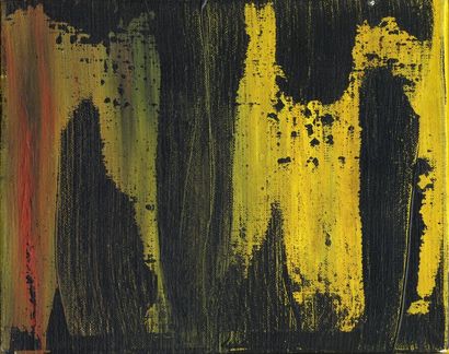 MEYER Yann Symphonie en jaune / Acrylique sur toile / Signé et daté 1994 au dos /...
