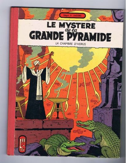 JACOBS «Le Mystère de la Grande Pyramide». 2 volumes. Tomes 1 et 2. Editions Dargaud...
