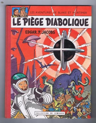 JACOBS «Le Piège Diabolique». Lombard 1962. Album cartonné dos toilé rouge. Edition...