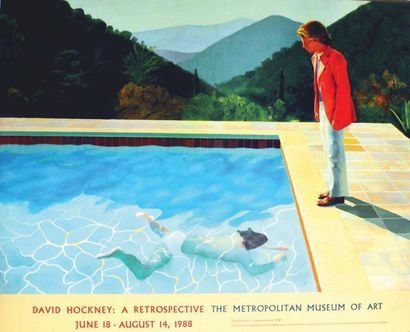 David HOCKNEY The Metropolitan Museum of Art 1988 - HOCKNEY DAVID 1 Affiche Non-Entoilée...