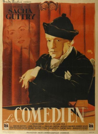 COMEDIEN (le) GUITRY Sacha - 1947 Affiche...