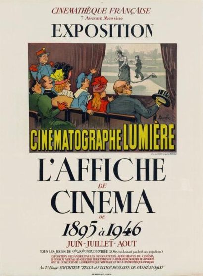 AFFICHE DE CINEMA DE 1895 A 1946 Affiche...