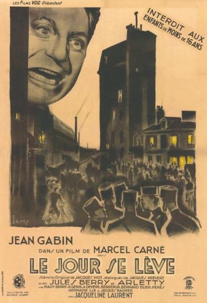 JOUR SE LEVE (le) CARNE Marcel - 1939 Entoilage...