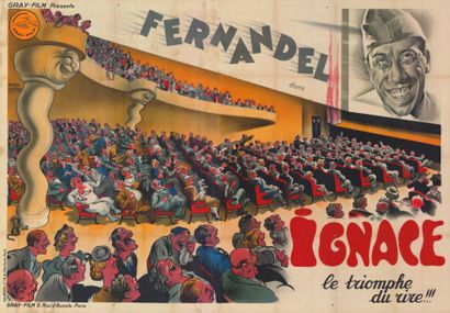 IGNACE COLOMBIER Pierre - 1937 Affiche pliée...