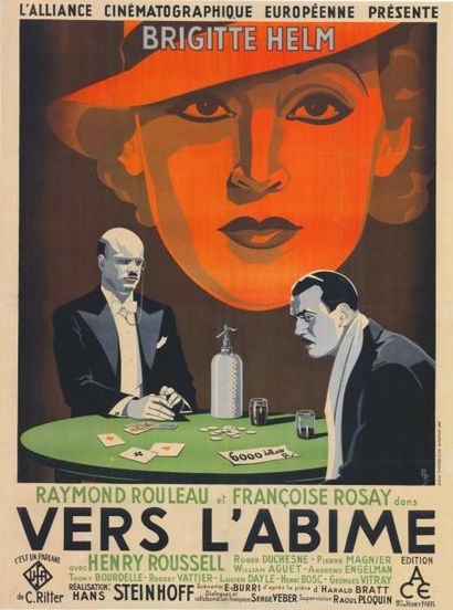 VERS L'ABIME STEINHOFF Hans - 1934 Affiche...