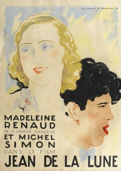 JEAN DE LA LUNE CHOUX Jean - 1931 Affiche...