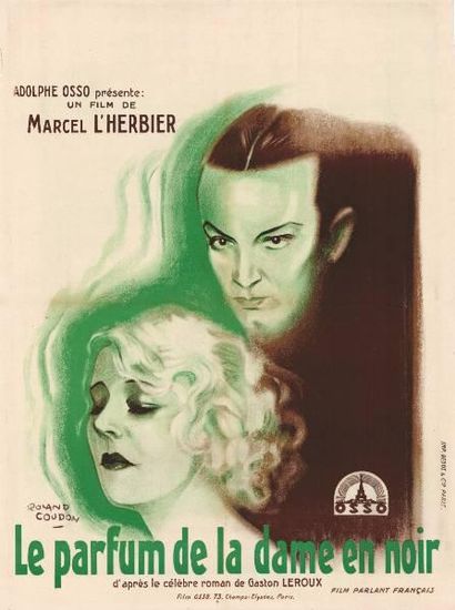 null PARFUM DE LA DAME EN NOIR (le) L'HERBIER Marcel - 1930 Affiche pliée en très...