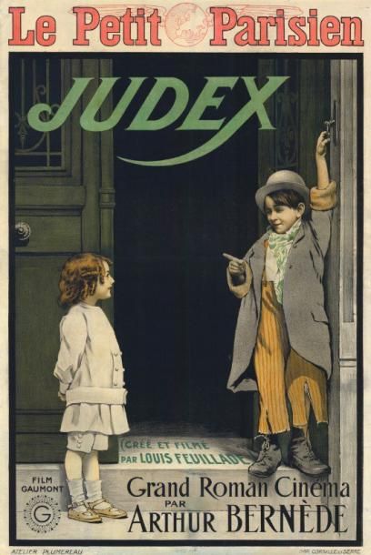 JUDEX FEUILLADE Louis - 1916 Entoilée, bon...