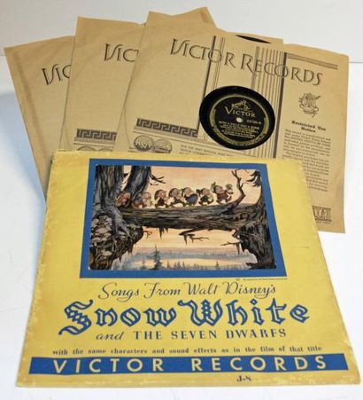 BLANCHE NEIGE Walt DISNEY - 1938 Album original...