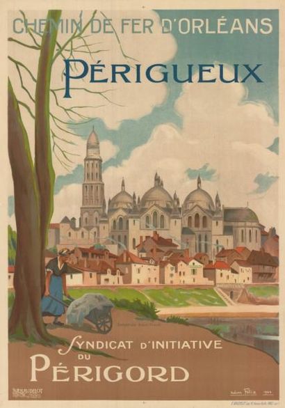 null PERIGUEUX Syndicat d'Inittattve du Périgord. Chemin d'Orléans NEON FELIX - 1924...