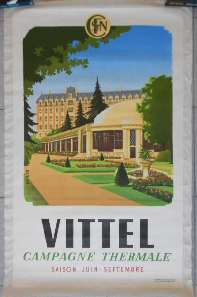 VITTEL CAMPAGNE THERMALE OLIVIER Affiche...