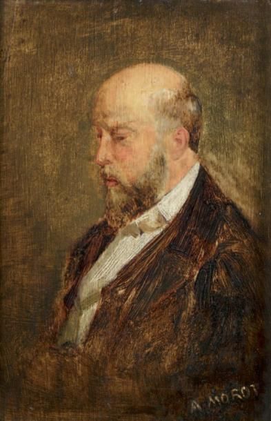 Aimé Nicolas MOROT (Nancy 1850 - Dinard 1913) Portrait de Monsieur Frederic Boucheron...