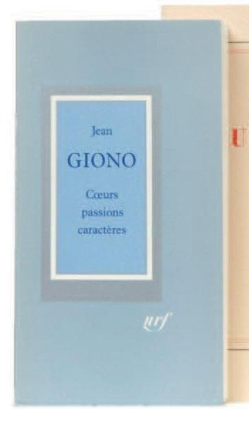 GIONO Jean Coeurs, passions, caractères. Gallimard Paris 1982. E.O. L'un des 43 ex...