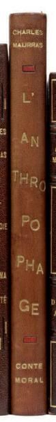 MAURRAS Charles L'anthropophage. Editions Lapina Paris 1930. E.O. L'un des 50 ex...