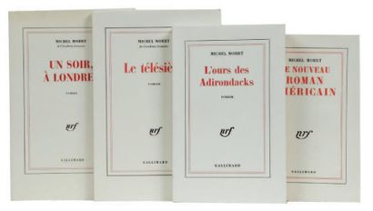 MOHRT Michel Ensemble de 4 livres brochés en E.O sur grand papier; Un soir à Londres...