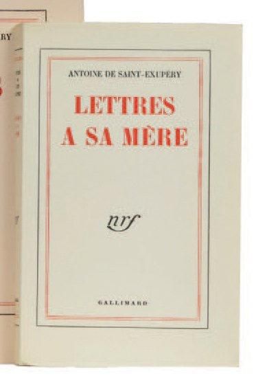 SAINT-EXUPÉRY Antoine de Lettres à sa mère. Gallimard Paris 1955. E.O. L'un des 420...