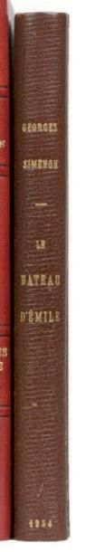 SIMENON Georges Le bateau d'Emile. Gallimard Paris 1954. E.O. L'un des 56 ex sur...