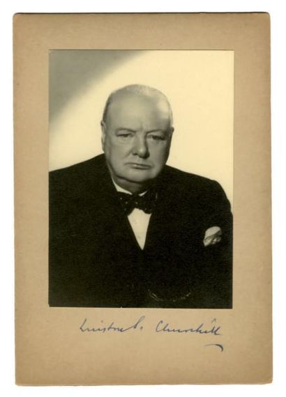 CHURCHILL sir Winston Leonard Spencer [Blenheim Palace, Oxfordshire, 1874 Hyde Park...