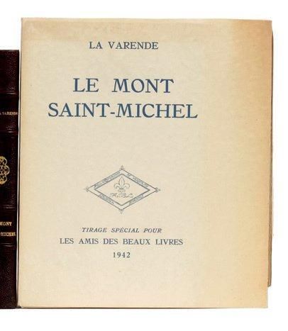null LE MONT SAINT-MICHEL: Editions aux armes de France Paris 1941. E.O. L'un des...